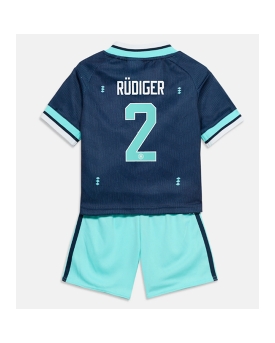 Billige Fotballdrakt Tyskland Antonio Rudiger #2 Replika Bortedraktsett Barn VM 2026 Kortermet (med bukser)